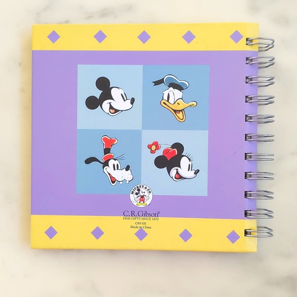 NWOT. Disney Mickey & Co. Small Hard Cover Journal Sketchbook Spiral Notebook. - Picture 3 of 3